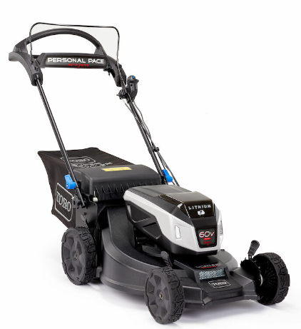 Toro Model 21568 60V Max* 21 in. (53 cm) Super Recycler® w/Personal Pace® & SmartStow® Lawn Mower with 7.5Ah Battery