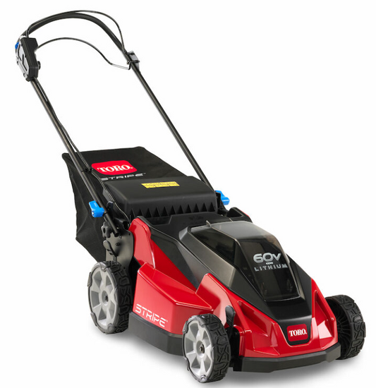 Toro Model 21620 60V MAX* 21 in. (53 cm) Stripe® Self-Propelled Mower - 5.0Ah Battery/Charger Included