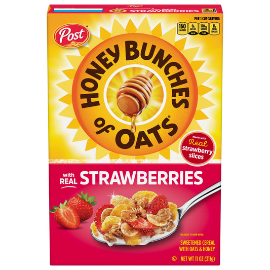 Honey Bunches of Oats with Strawberries Cereal