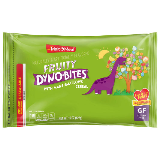 Malt O Meal Fruity Dyno-Bites with Marshmallows Cereal 15 oz