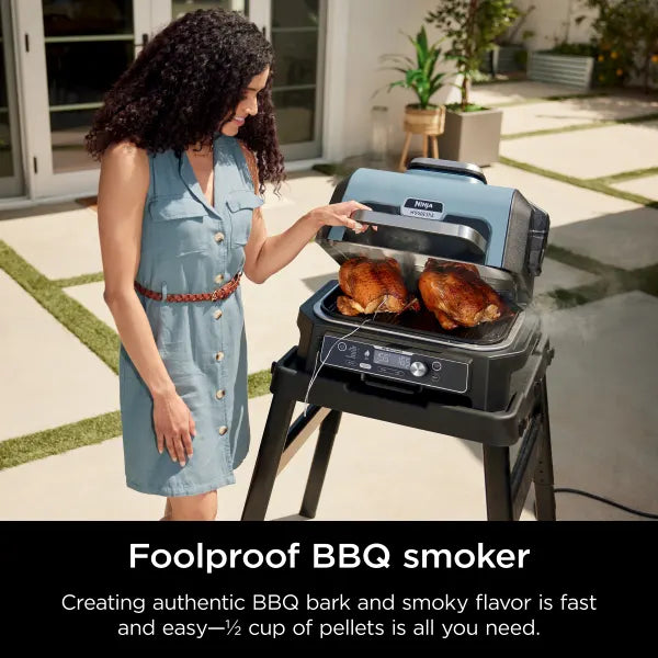 Ninja Woodfire® Pro 4-in-1 XL Outdoor Grill & Smoker with Built-in Thermometer