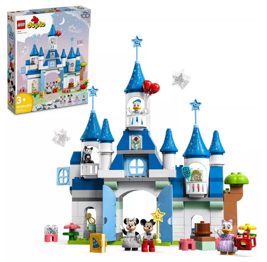 LEGO DUPLO Disney 3in1 Magic Castle with 5 Disney Figures 10998