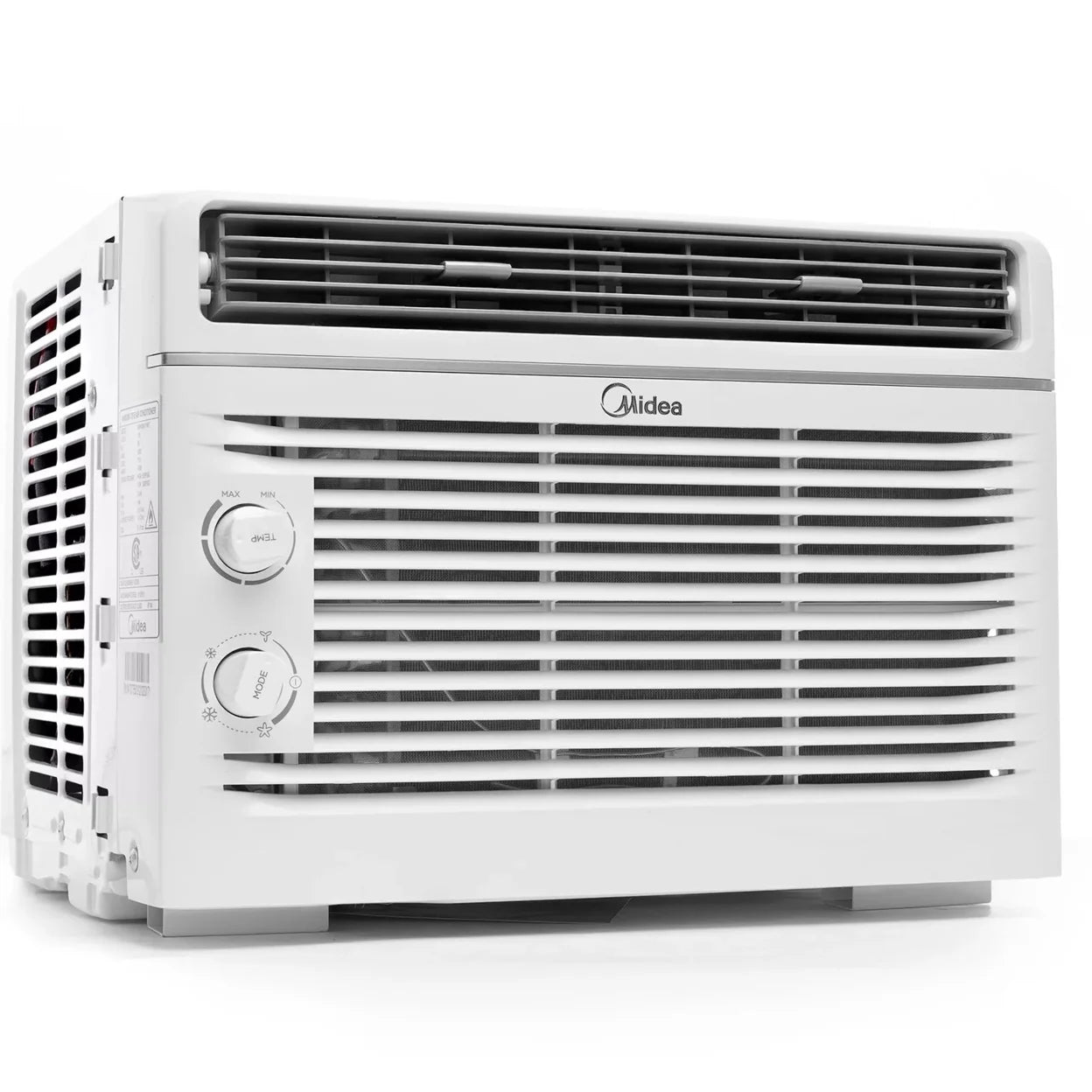 Midea 5,000 BTU Room Window Air Conditioner, Mechanical Control, DOE, For Spaces up to 150 Sq. Ft.