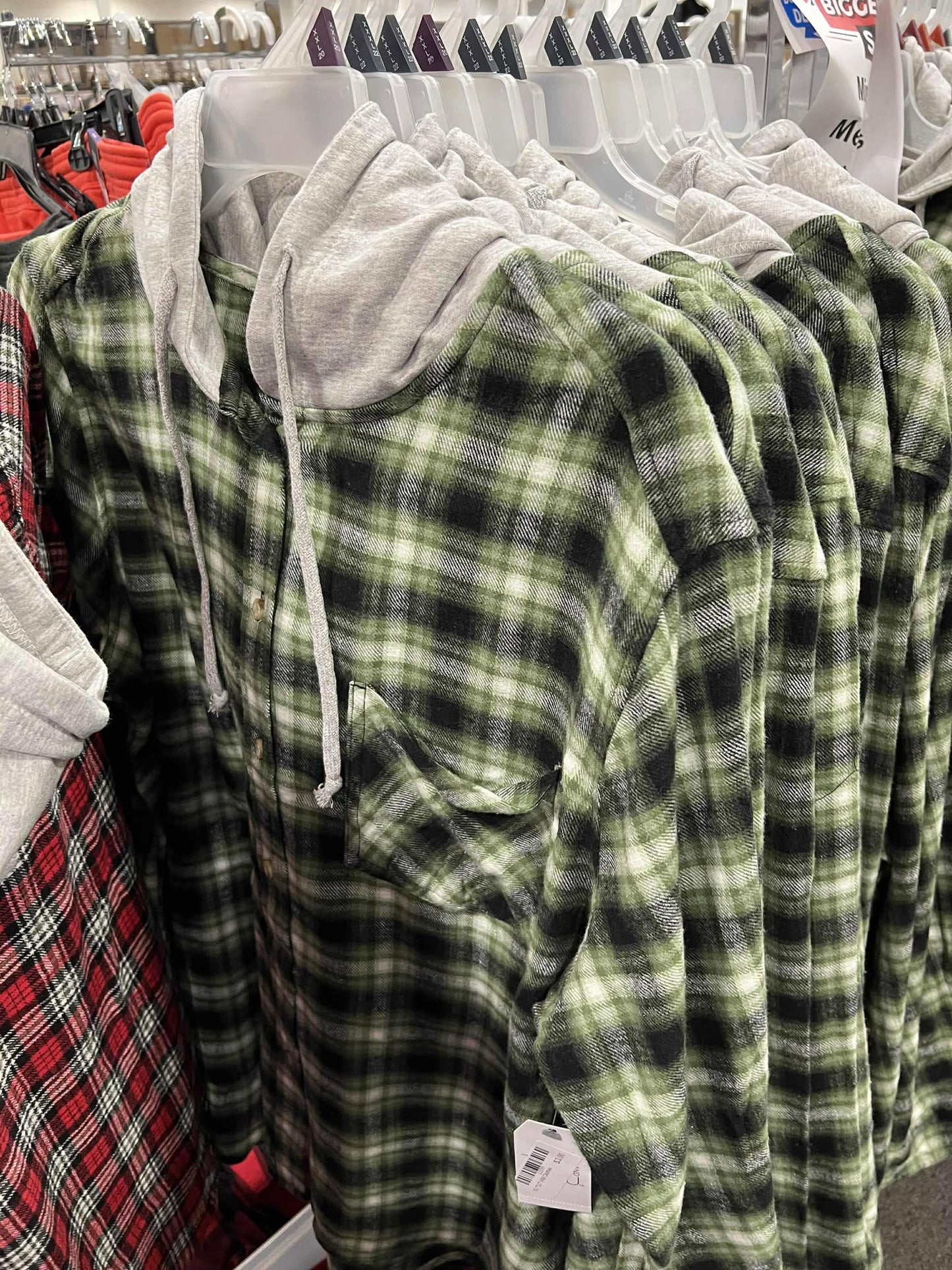 Women's hooded flannel case pack pallet #1-456 units