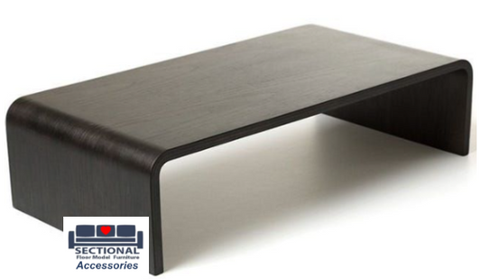 "Name Brand" Floor Model Sectional Table: Grey Ash