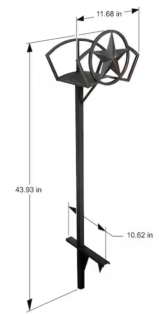 HAMPTON BAY STAR STEEL HOSE STAND -Pallet of 60 units
