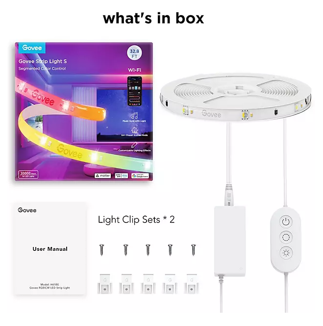 Govee 32.8 RGBICW Strip Light S