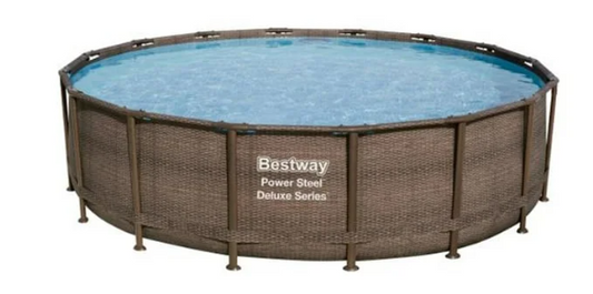 Bestway Power Steel 20’ x 48” Round Above Ground Pool Set