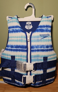 Speedo youth life jacket vest - Blue Tie - Dye