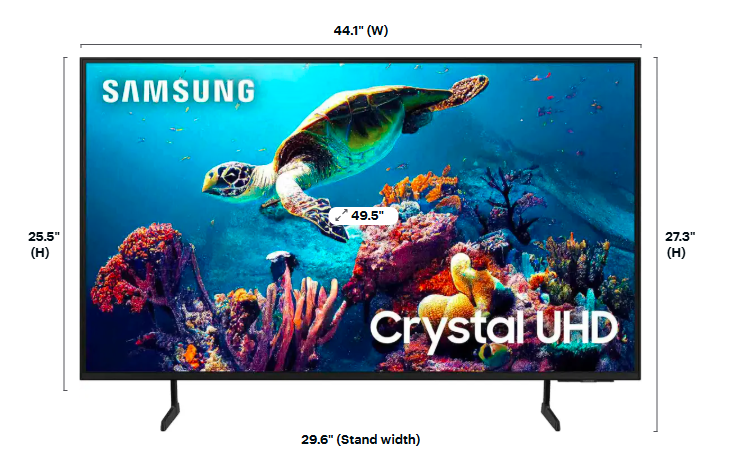 Samsung 50" Class Crystal UHD DU6900 TV