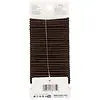 Scunci Medium Hold No Damage Elastics, Brown, 32 Ct