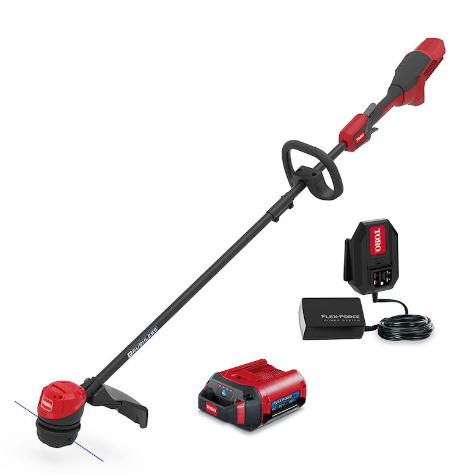 Toro Model 51831 60V MAX* 13 in. (33.0 cm) / 15 in. (38.1 cm) Brushless String Trimmer with 2.0Ah Battery