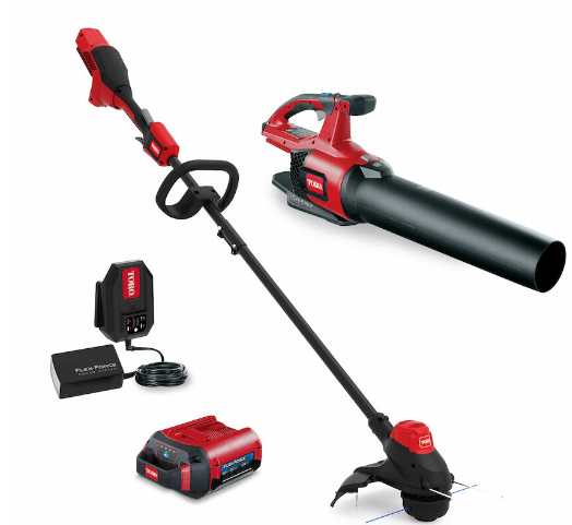 Toro Model 51881 60V MAX* 2-Tool Combo Kit: 100 mph Leaf Blower & 13 in. String Trimmer with 2.0Ah Battery
