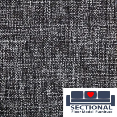 Gray Crossed Weave Seat Cover Set for Floor Model Sectionals