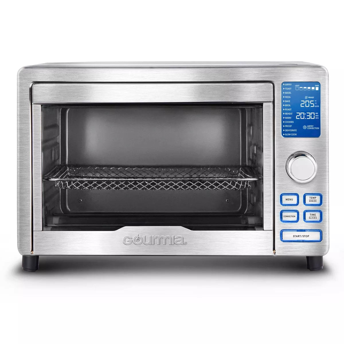 Gourmia Digital Stainless Steel Toaster Oven Air Fryer Stainless Steel