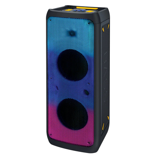 Supersonic iq-7010djbt 2x 10” Portable Bluetooth® Speaker with True Wireless Technology