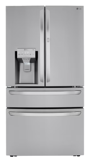 LG 23 cu. ft. Door-In-Door 4-Door French Door Refrigerator, Dual and Craft Ice in PrintProof Stainless Steel, Counter Depth Model LRMDC2306S