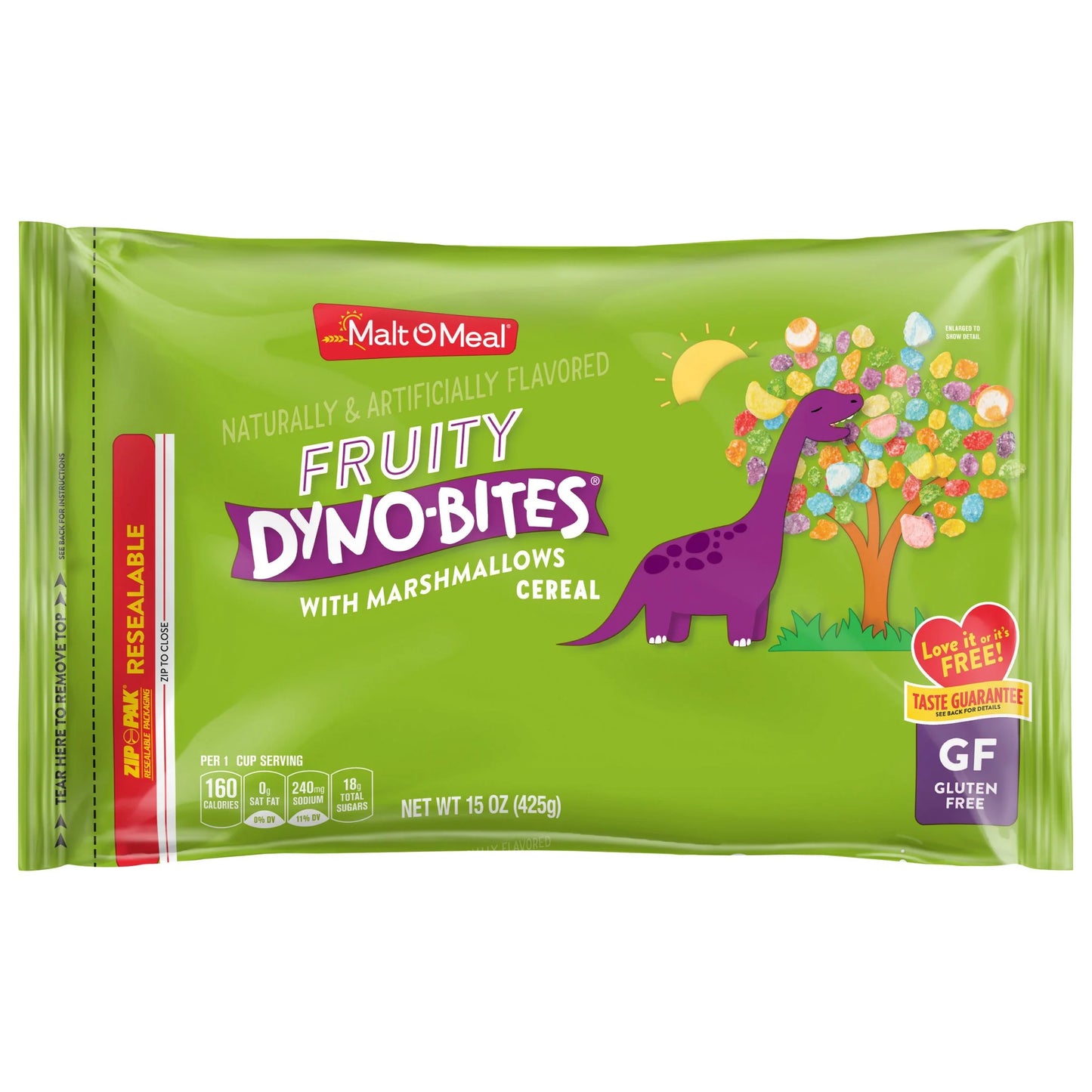 Malt O Meal Fruity Dyno-Bites with Marshmallows Cereal 15 oz