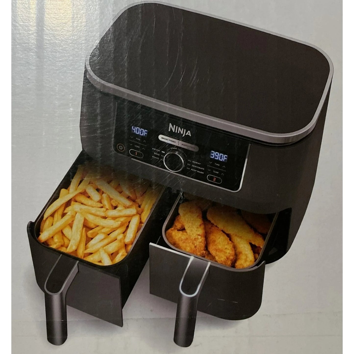 Ninja Foodi 6-in-1 8-qt. 2-Basket Air Fryer with DualZone Technology AD150