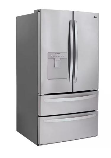 29 cu. ft. 4-Door French Door Refrigerator w/ External Water Dispenser, Door Cooling and Ice Maker in Stainless Steel